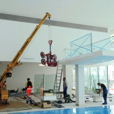 
												Industry:Glass pane handling												