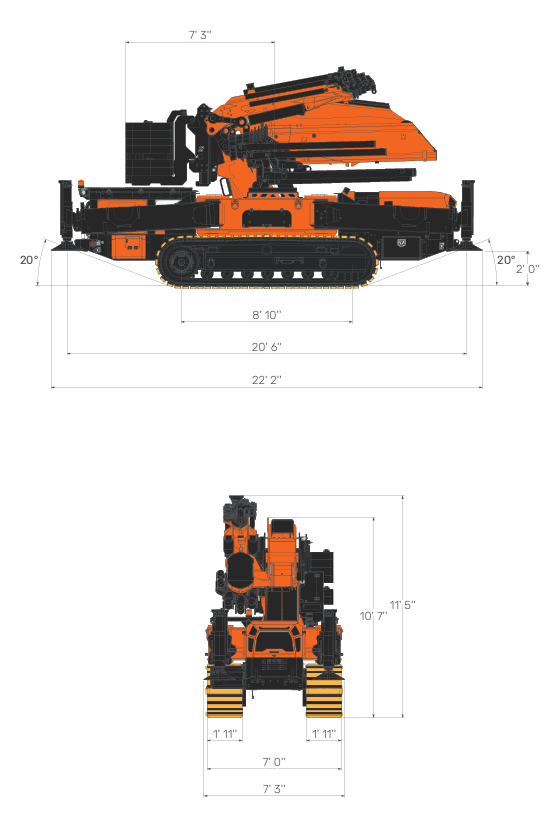 Dimensions JF1050